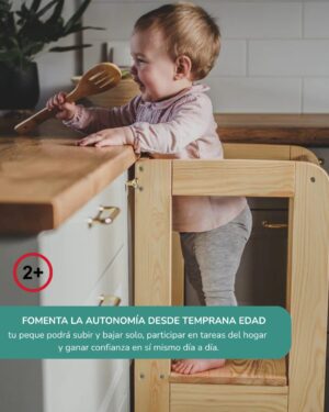 Ayudante de cocina, Madera, Varios Colores