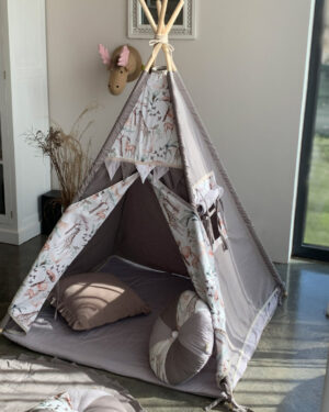 Tipi Carpa para niños con Alfombra, El Safari