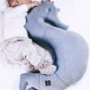 Almohada Cojín de Alimentación, Denim