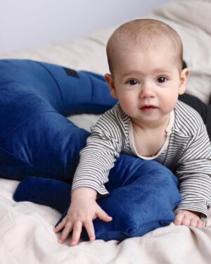 Almohada Cojín de Alimentación, Azul Marino