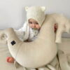 Almohada Cojín de Lactancia Beige - Imagen 4