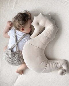 Almohada Cojín de Lactancia Beige