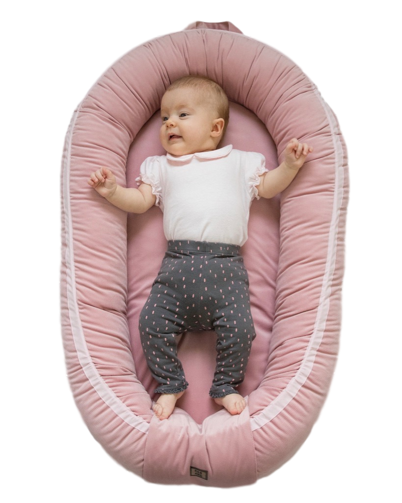 Nido colecho para el Bebé recién nacido - Color rosa - DinosBaby