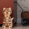 Lámpara Tigre de Madera LED - Imagen 4