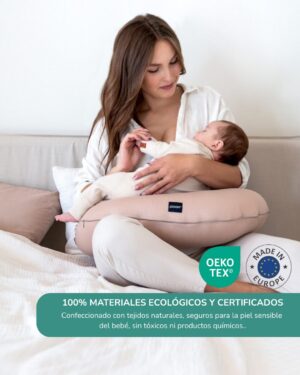 Cojín Almohada de Lactancia Ecológico, Varios colores