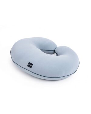 Cojín Almohada de Lactancia Orgánico, Azul Empolvado