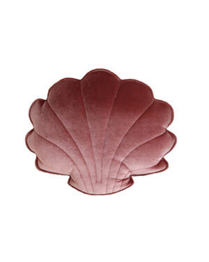 Cojín Concha de Terciopelo "Rosa palo" 2 unidades