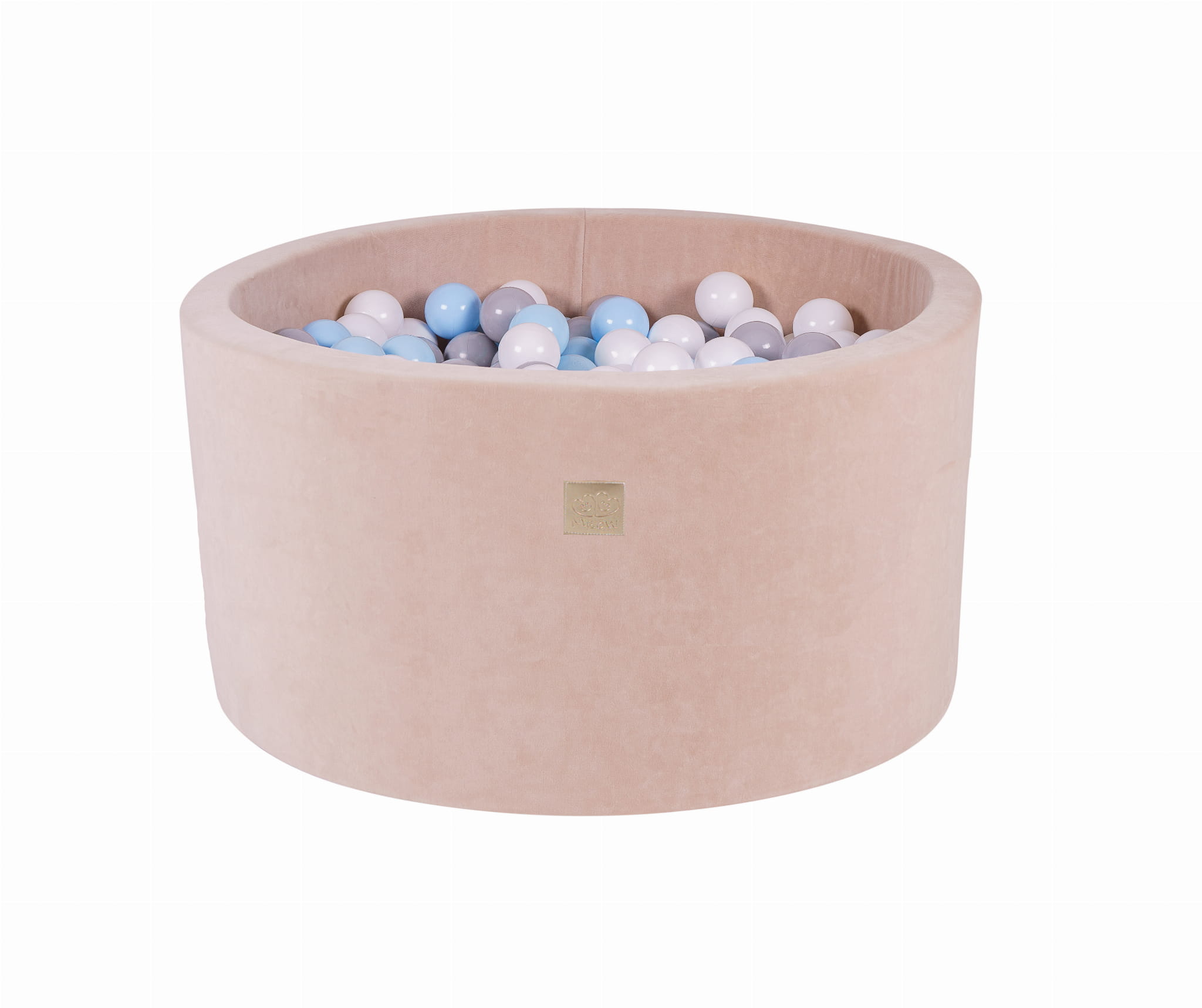 Piscina de bolas gris claro 300 ball azul/transparent/azul bebé