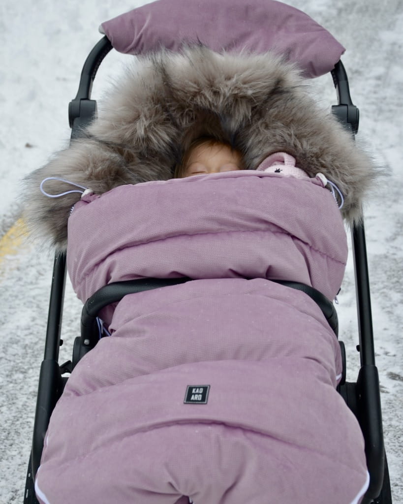 Sacos de dormir Saco de bebé en cochecito Invierno Cuello de piel a prueba  de viento Extraíble 2 estilos Saco para pies 0 36 Meses Para carrito Cesta