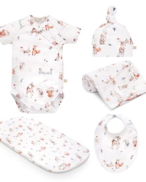 Set regalo primera puesta, newborn, bosque mágico