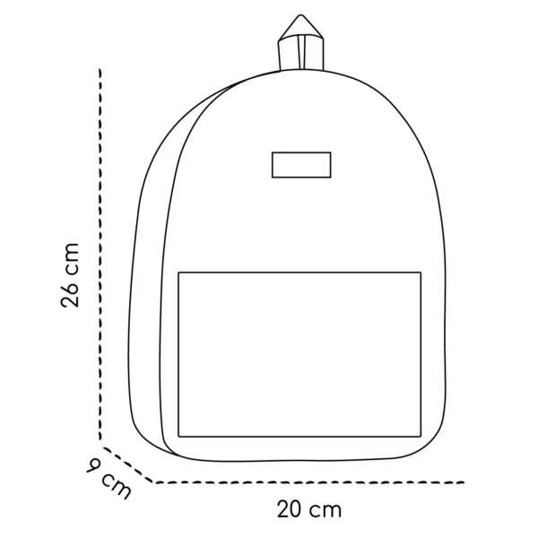 Mochila Infantil, Amarilla - Imagen 7