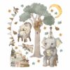 Fiesta en el bosque - pegatinas para la habitación de un/a niñ@ - Imagen 2