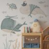 Sea Voyage - Pegatinas marineras para habitación infantil, conjunto 4