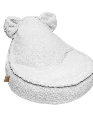 Puff OSO, teddy blanco