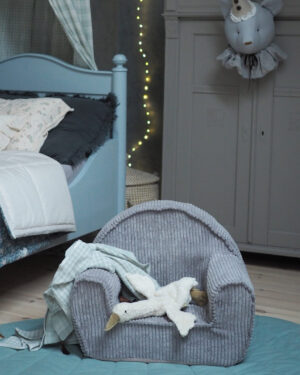 Silla Asiento Infantil de Pana, Arándano