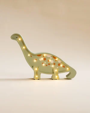 Lámpara Dinosaurio Madera LED