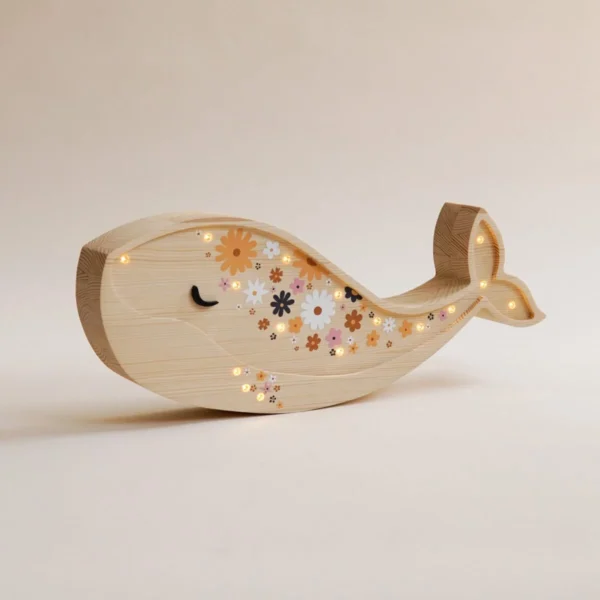 Lámpara Ballena de Madera LED - Imagen 12