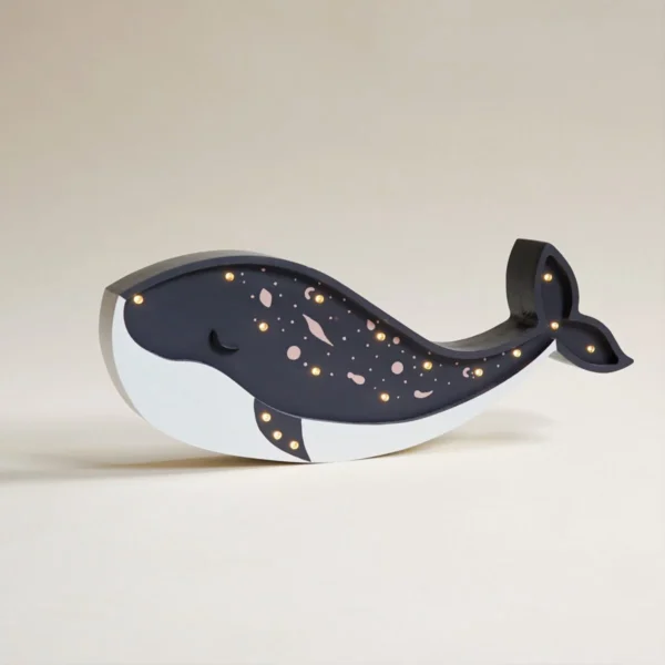 Lámpara Ballena de Madera LED