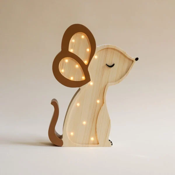 Lámpara Ratoncito de Madera LED - Imagen 17