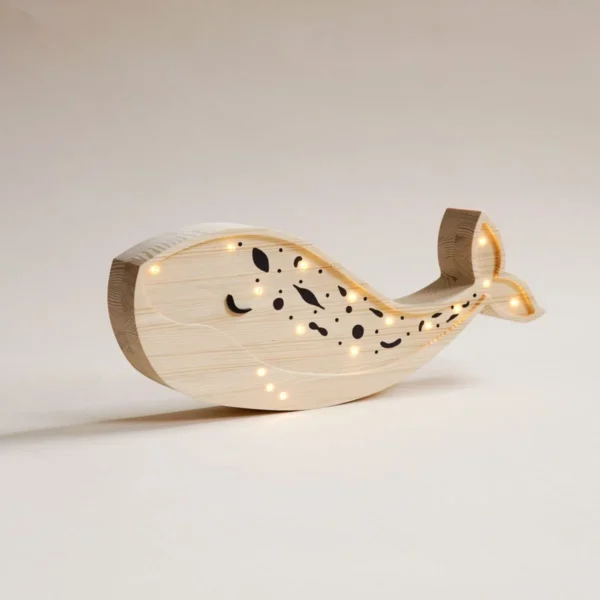 Lámpara Ballena de Madera LED - Imagen 14
