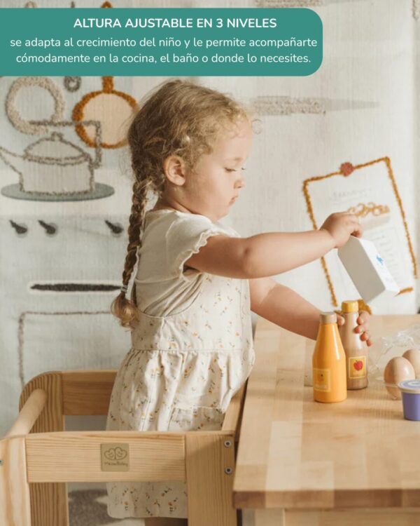 Ayudante de cocina, Madera, Varios Colores - Imagen 4