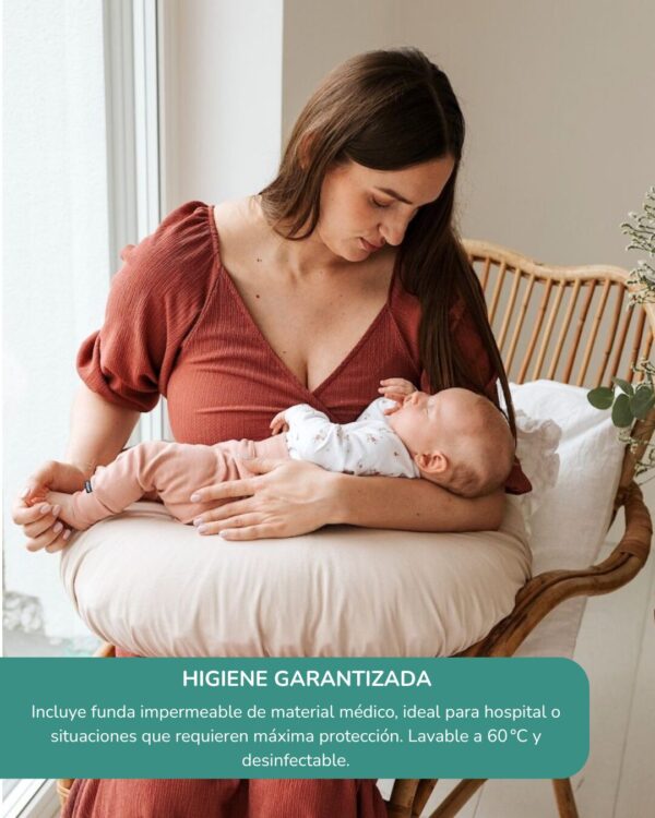Cojín de Lactancia Impermeable y Orgánico - Imagen 2
