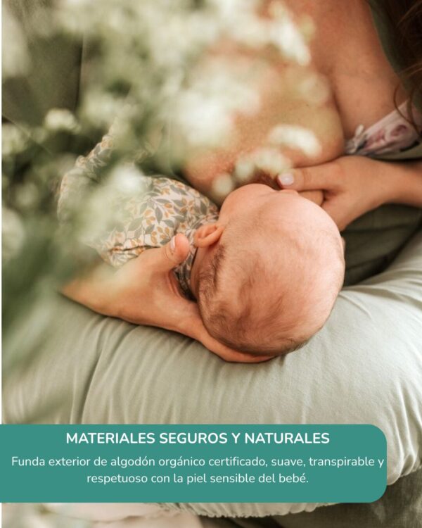 Cojín de Lactancia Impermeable y Orgánico - Imagen 4
