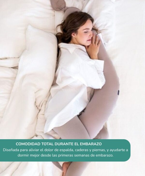 Almohada de Embarazo 4en1  Cojín para Mamá, Nido para el Bebé
