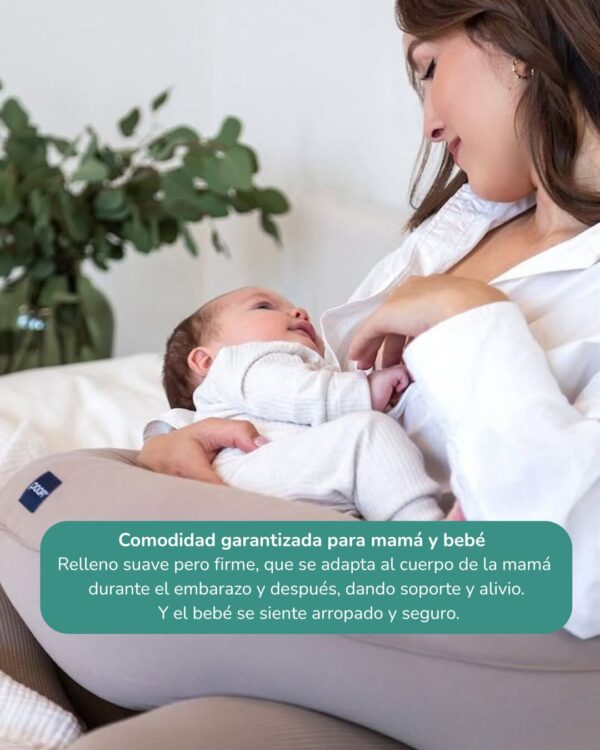 Almohada de Embarazo 4en1  Cojín para Mamá, Nido para el Bebé - Imagen 4