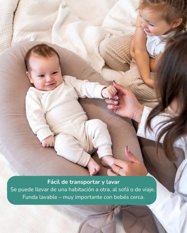 Almohada de Embarazo 4en1  Cojín para Mamá, Nido para el Bebé - Imagen 6